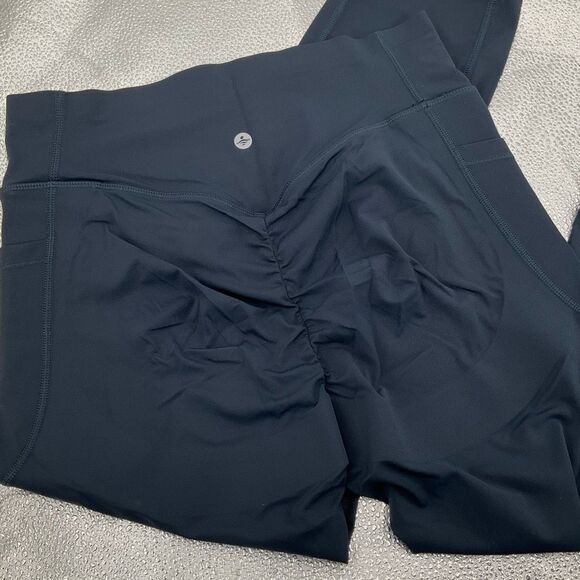 NWT Halara Indigo UltraSculpt SoCinched High Waisted Scrunch 7/8 Leggings Medium - Picture 8 of 12
